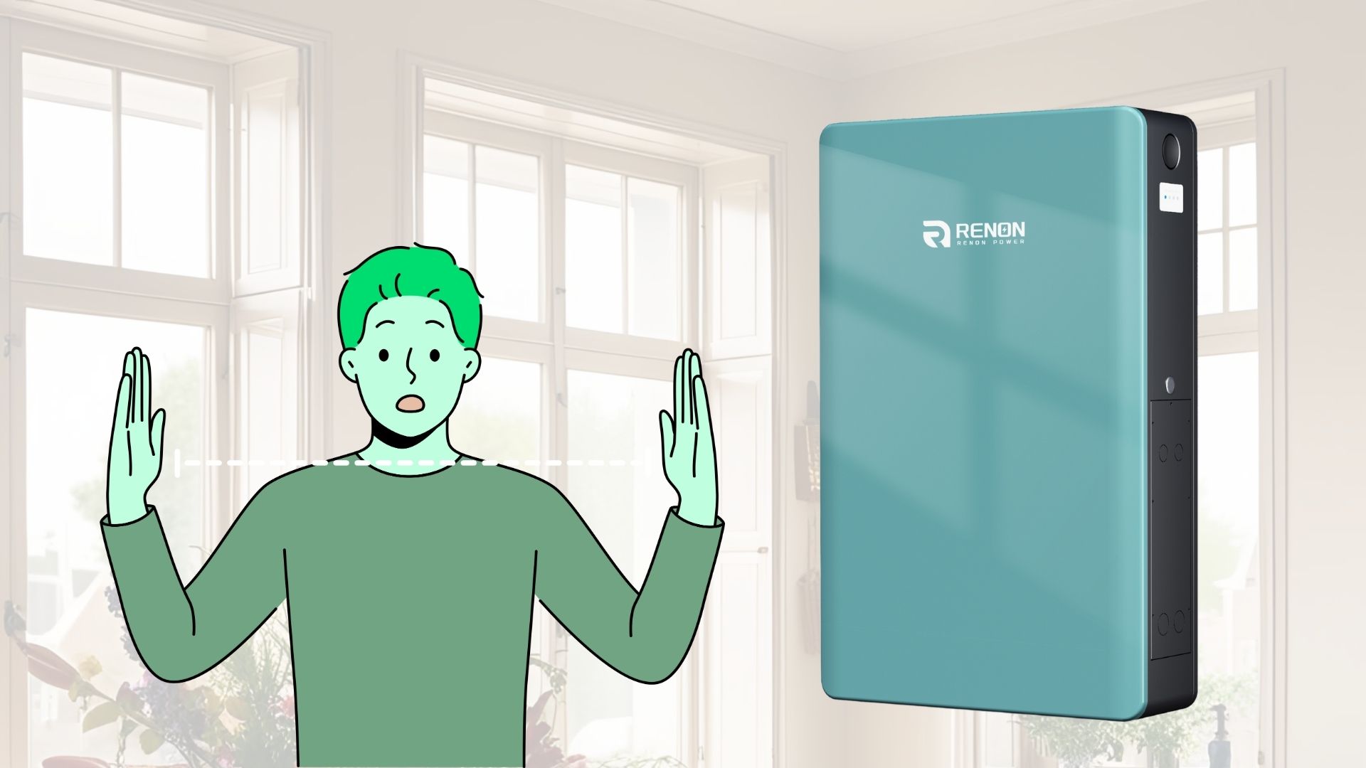 Hoe groot is een thuisbatterij