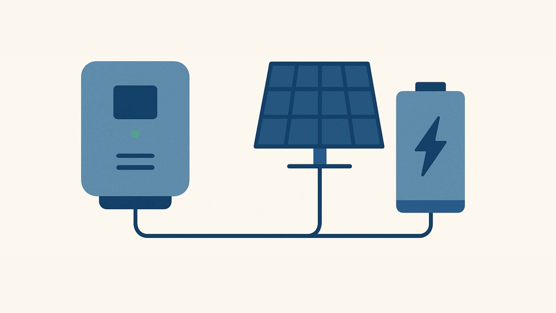 Wat doet een omvormer bij een thuisbatterij